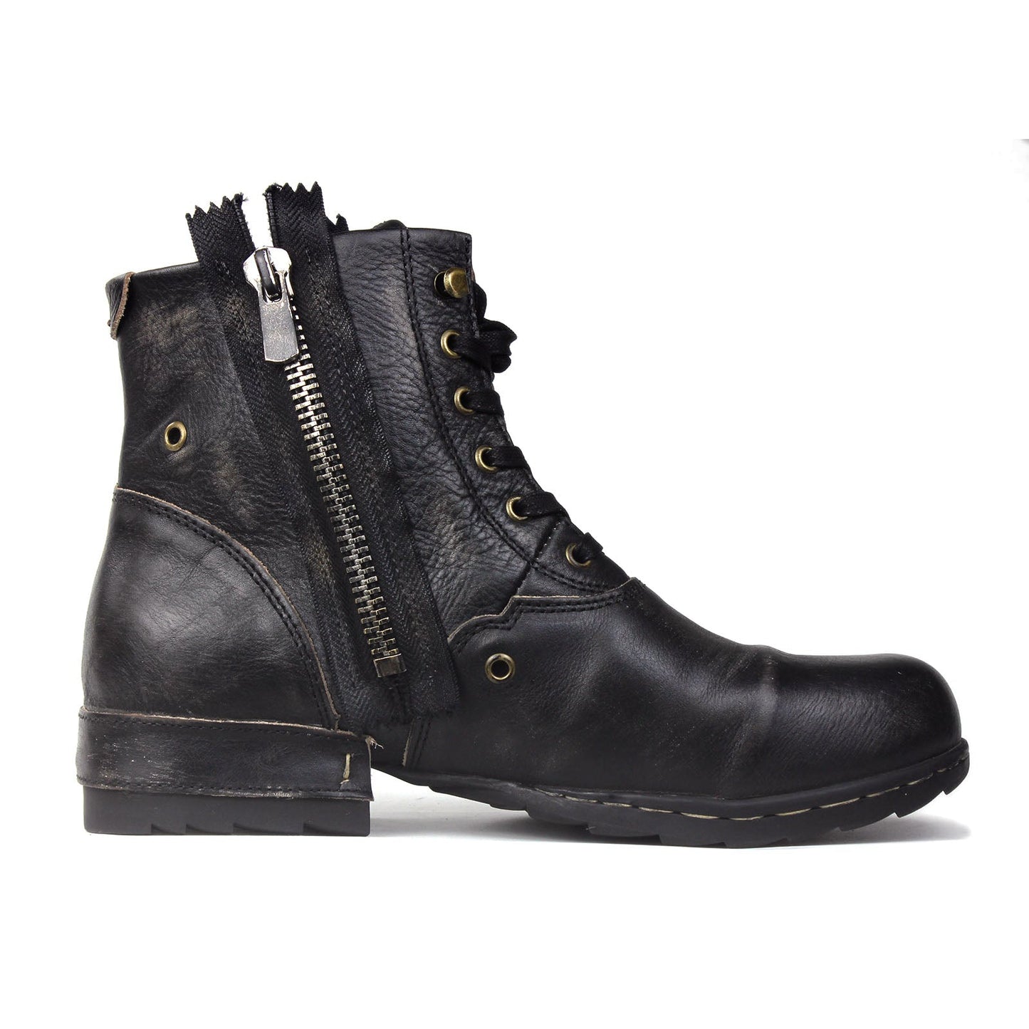 Men's Leather Ankle Boots OS-5008-8-E-F