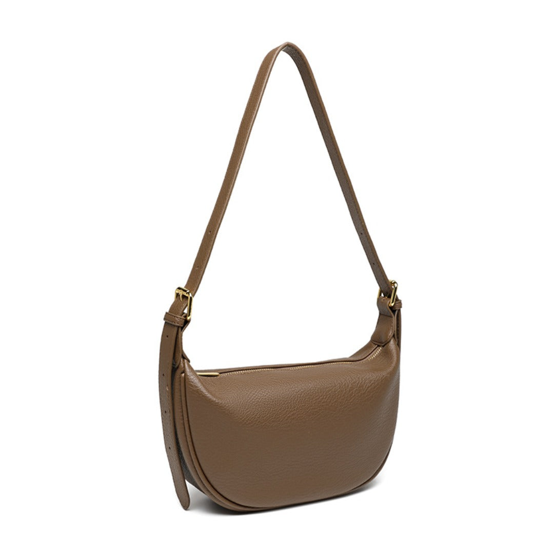 Small shoulder bag, female spring design hobo bag, fashionable versatile shoulder bag