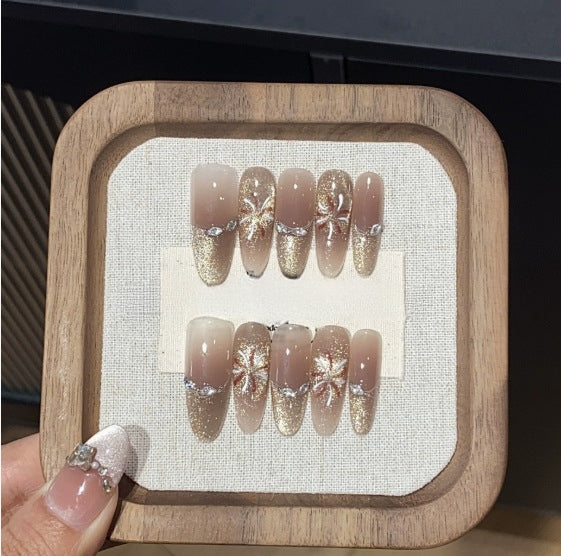 1033- Handmade press on nails fake nails removable