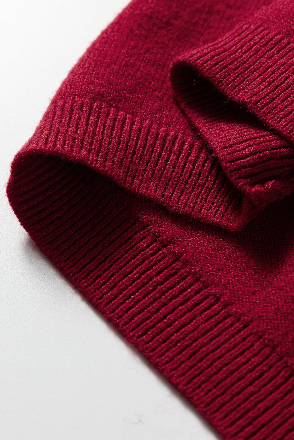 Solid Crewneck Cap Sleeve Knit Sweater
