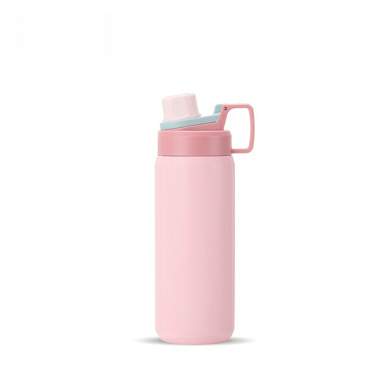 Portable Stainless Steel Insulated Water Bottle with Handle