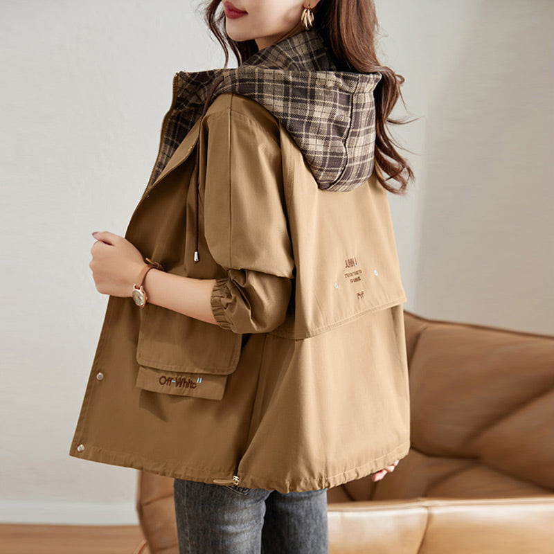 Mid-Length Fleece-Lined Casual Coat for Women