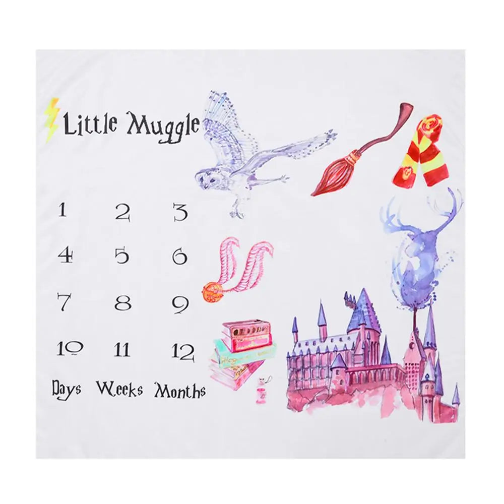 Newborn Baby Milestone Photography Blanket - # BAGE41110002