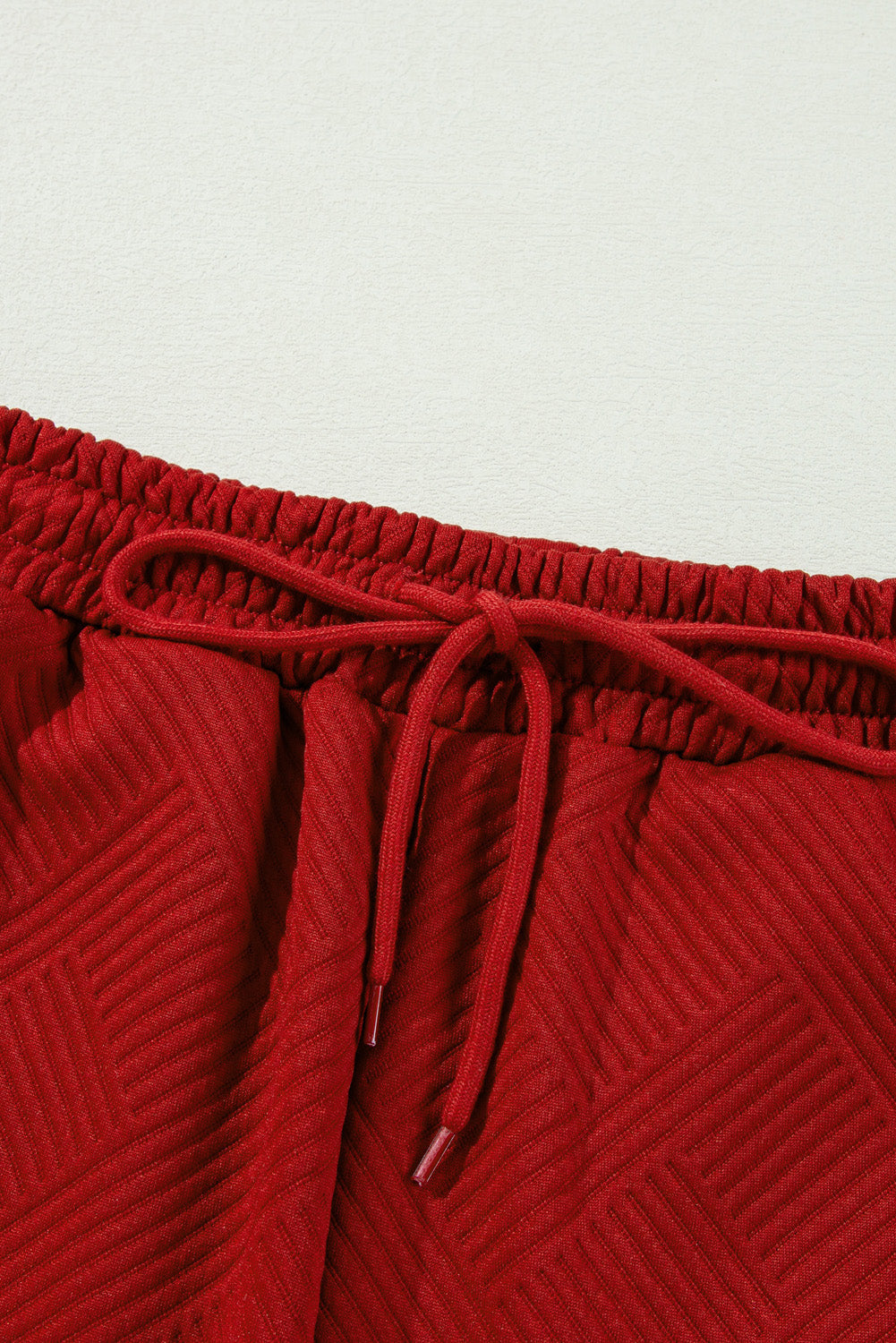 Textured Top and Pants Set