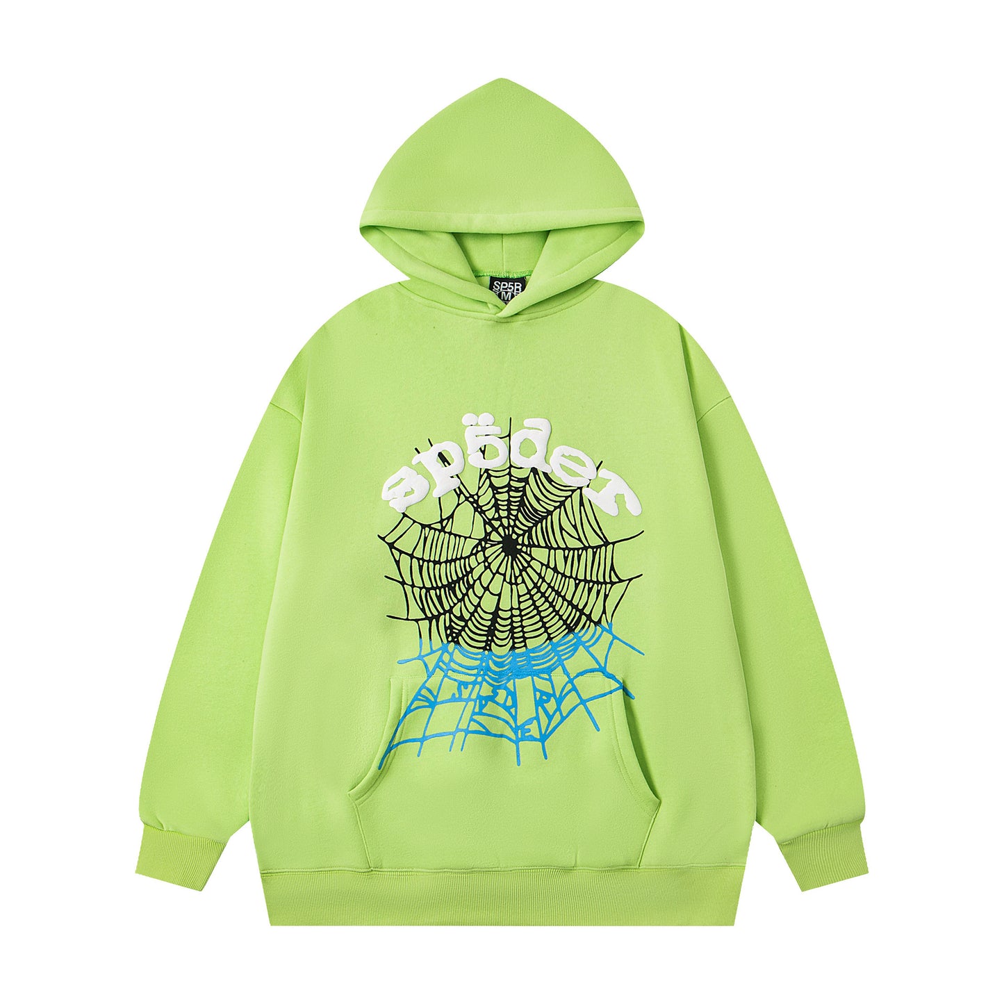 Loose fleece pullover with hood