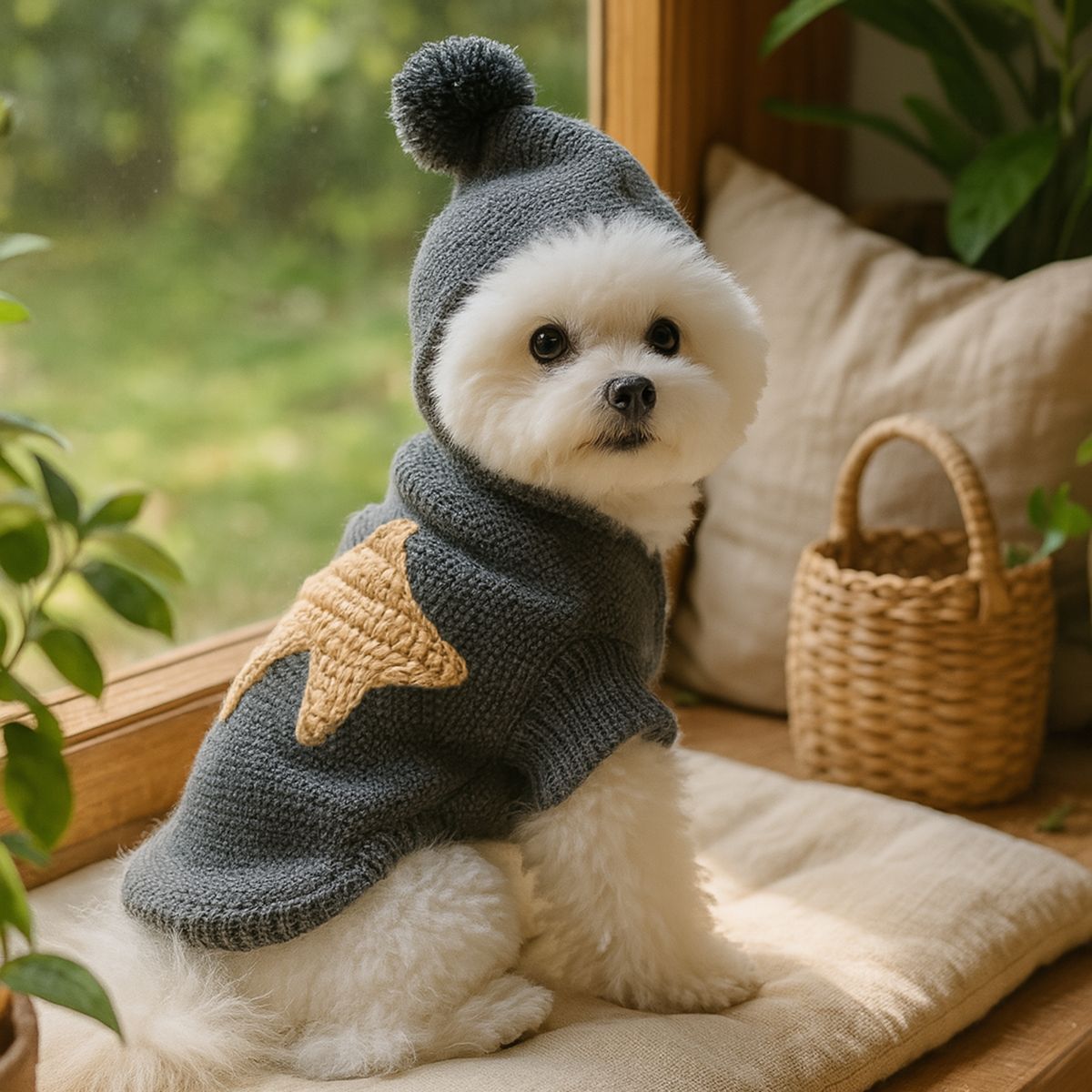 Pet Sweater for Dogs and Cats, Winter Wool Knitwear