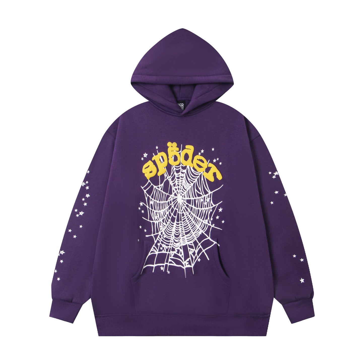 Loose fleece pullover with hood