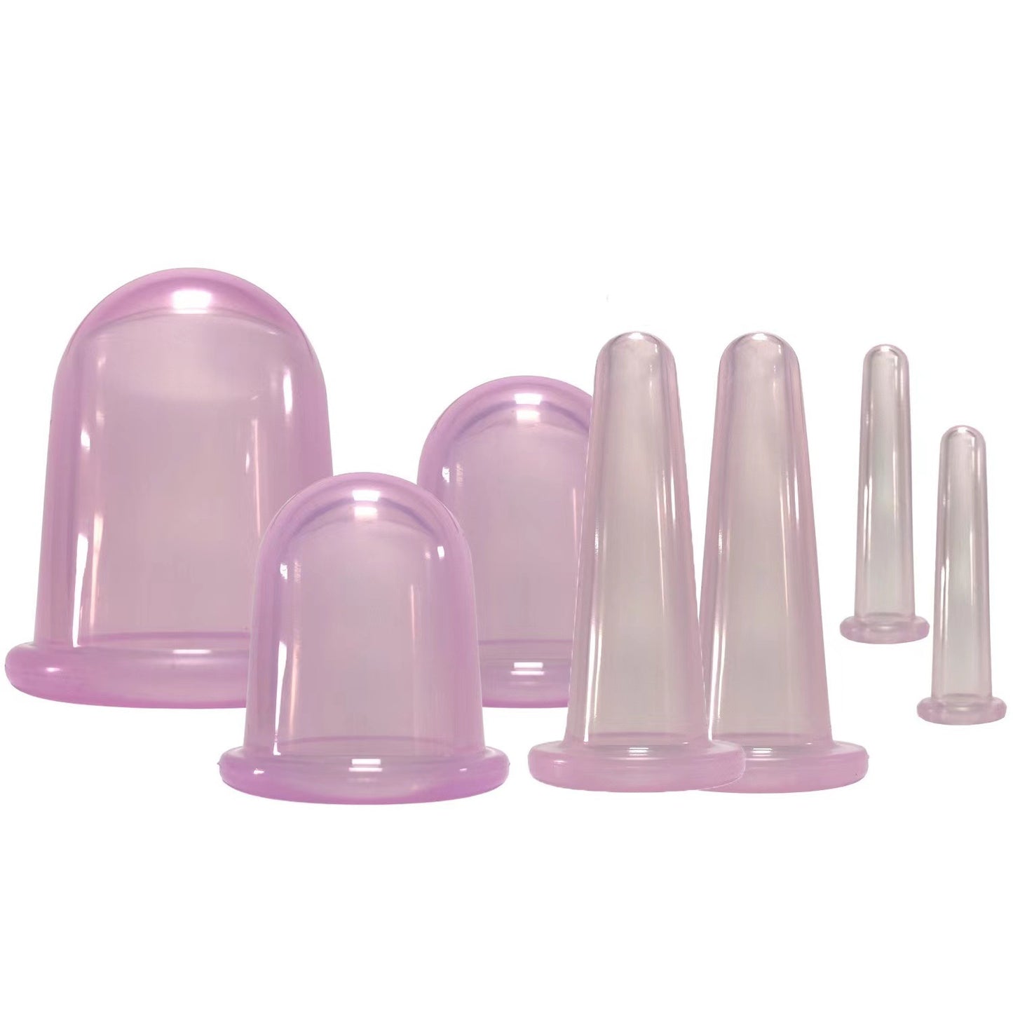 Silicone Facial Cupping Set for Massage and Therapy