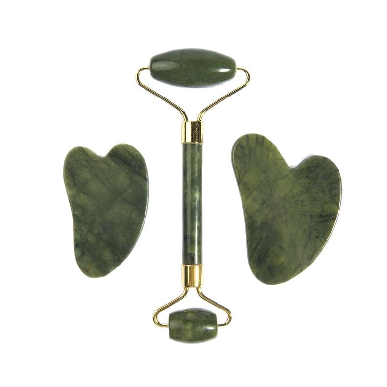 Natural jade beauty container