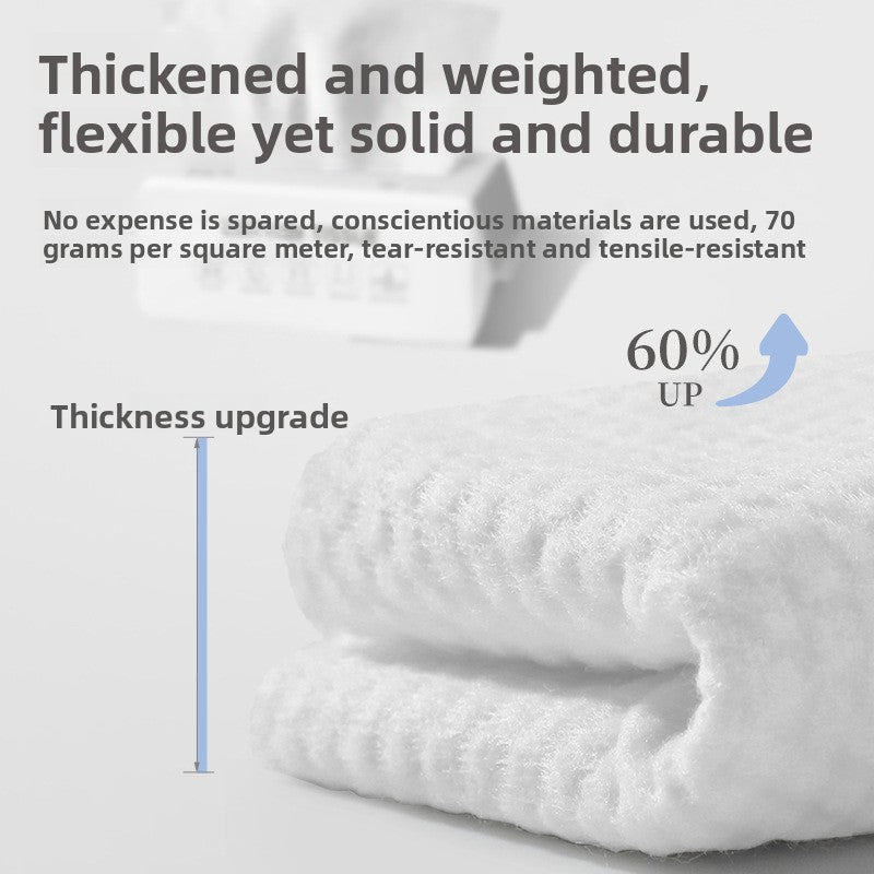 Disposable Cotton Face Towel Thickened for Wet and Dry Use