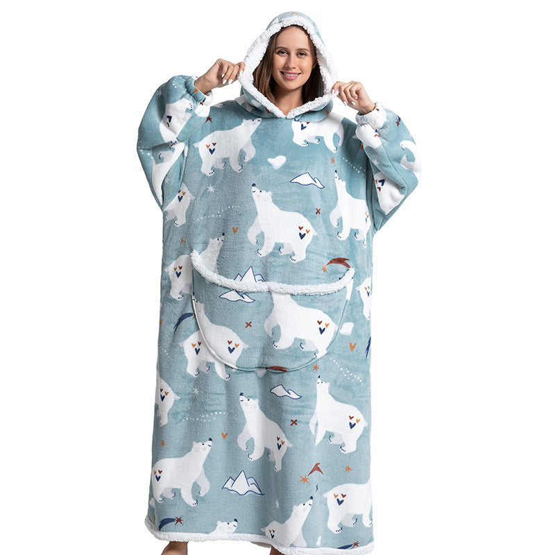 Flannel Hooded Animal Pajamas
