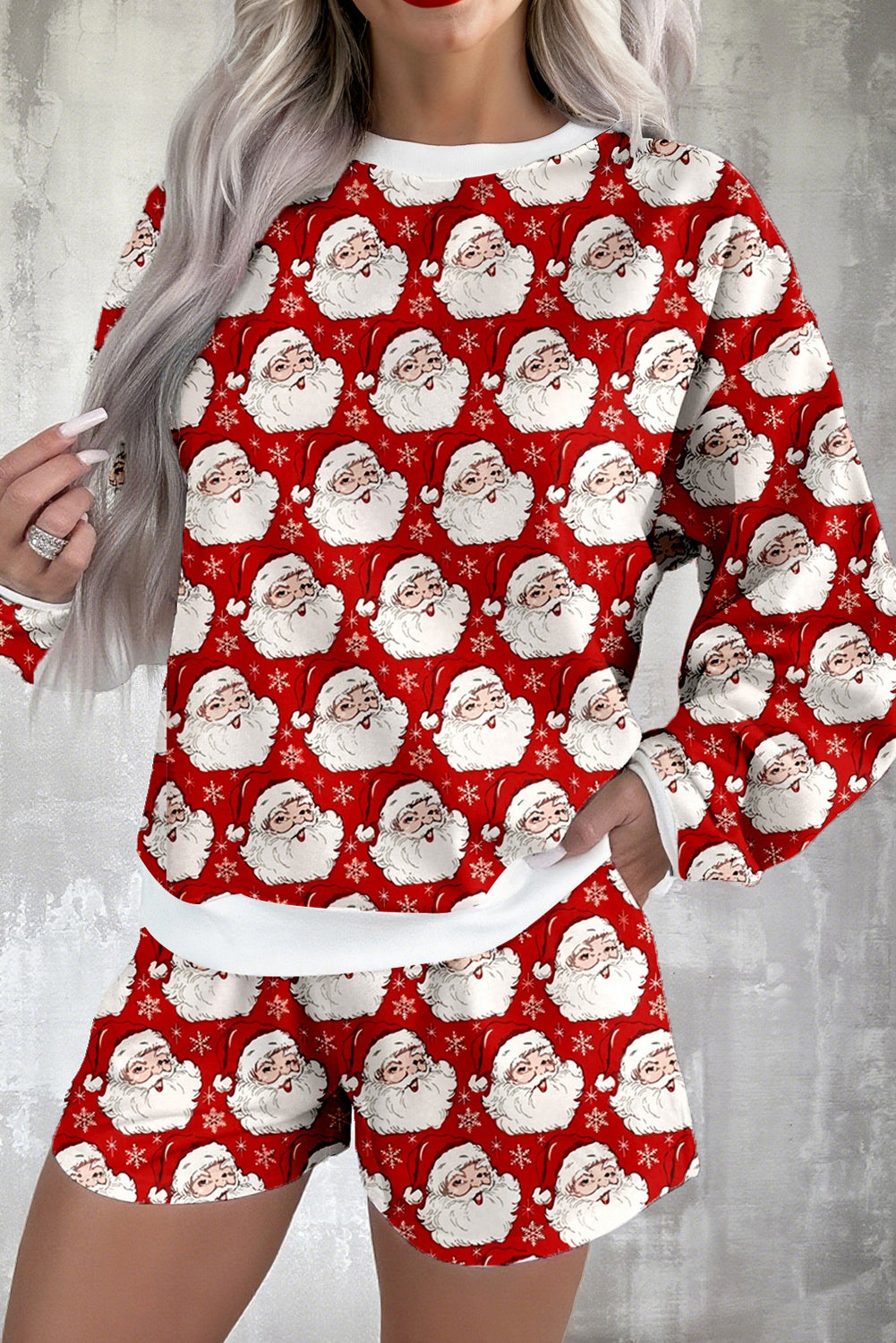 Ho Ho Ho Christmas Top and Shorts Set