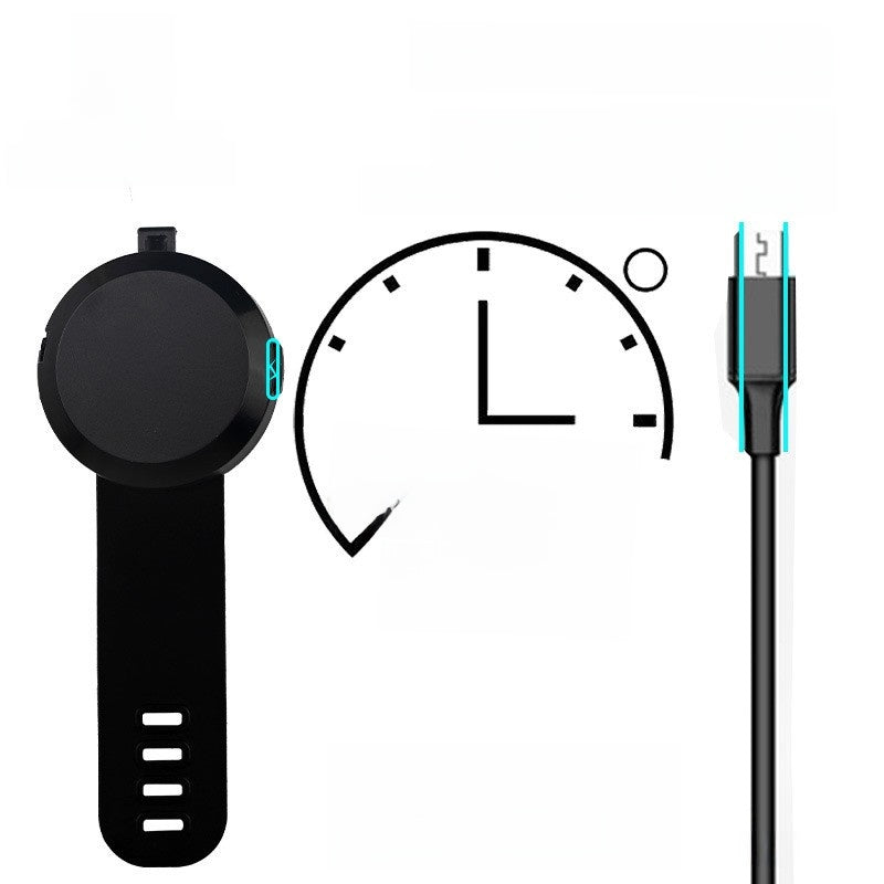 Snap-on charging pet night-time dog walking deterrent light