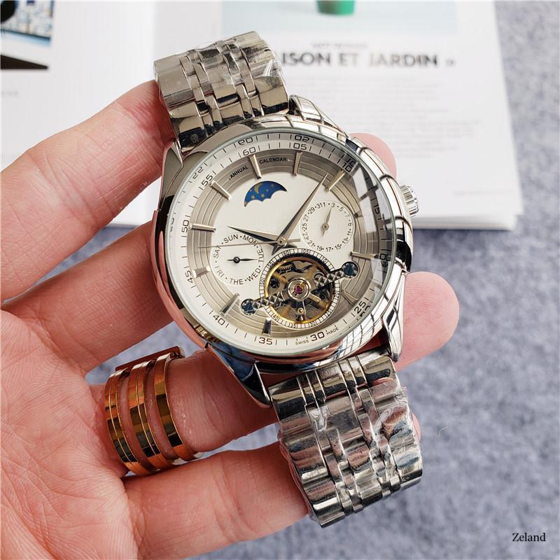 Mechanical automatic steel band watch