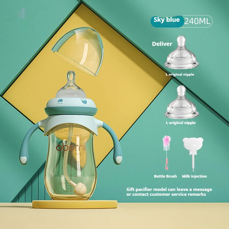 Triple-Action Anti-Colic Wide Caliber Feeding Bottle - BAGE21810002