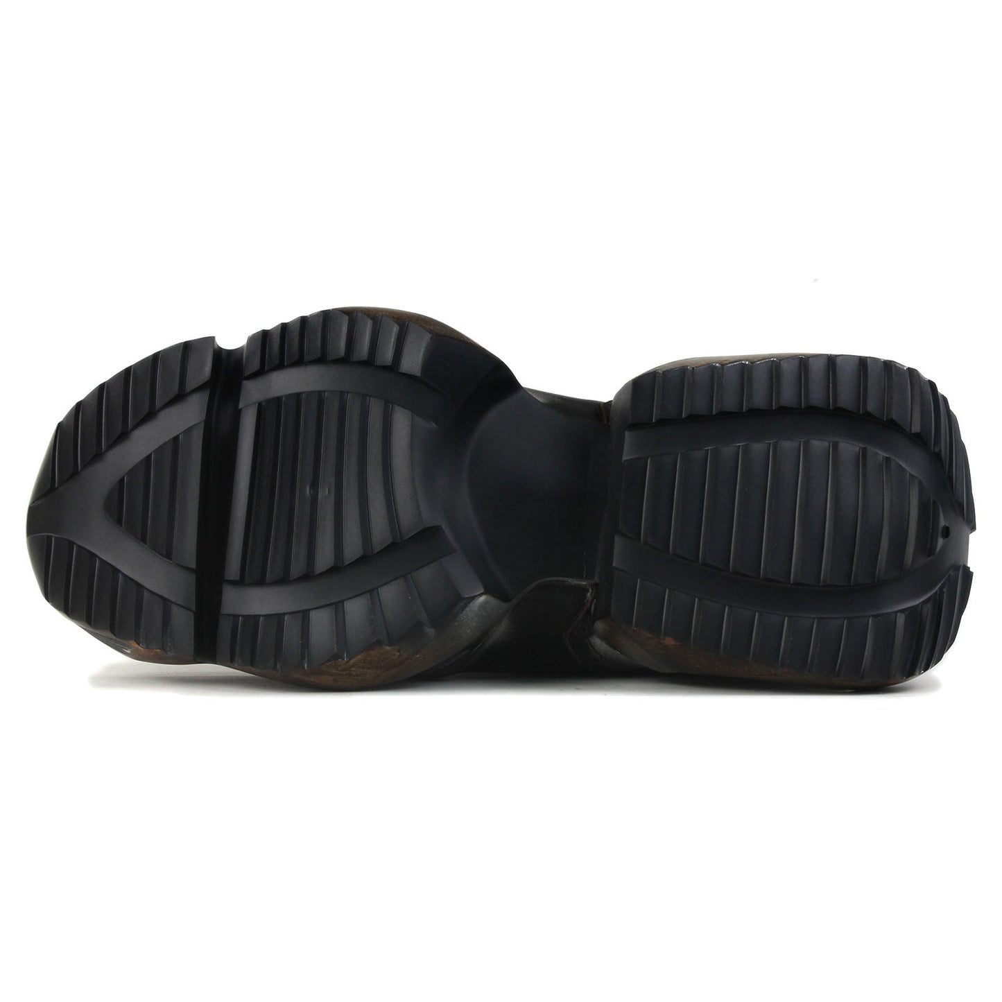 Men's Leather athletic walking Moto Boots OS-5008-S-1 Retro Darkbrown