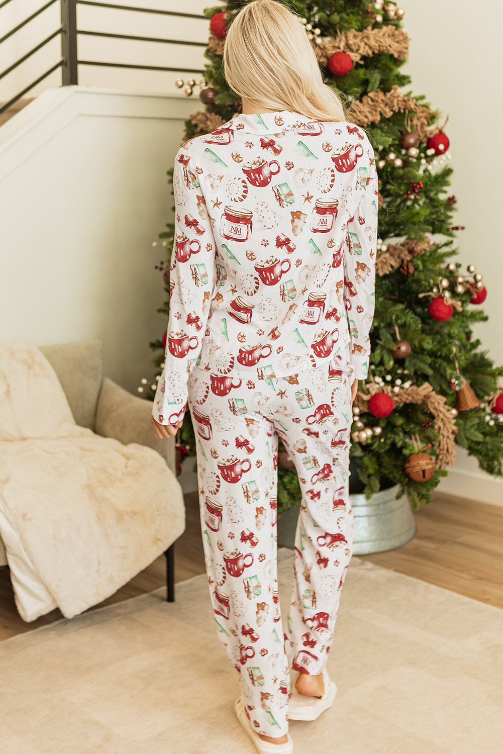 Christmas Shirt and Pants Pajama Set
