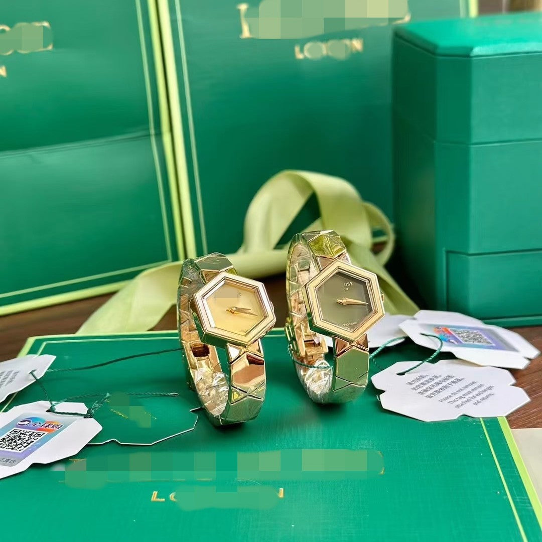 Lola Hexagonal Steel Strap Quartz Women's Watch