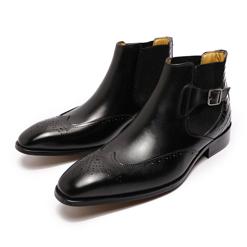 Mens Leather Boots