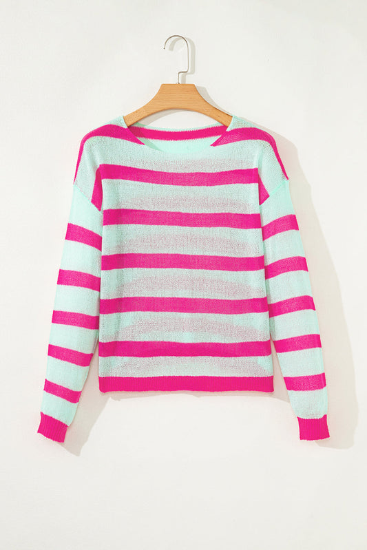 Stripe Round Neck Sweater