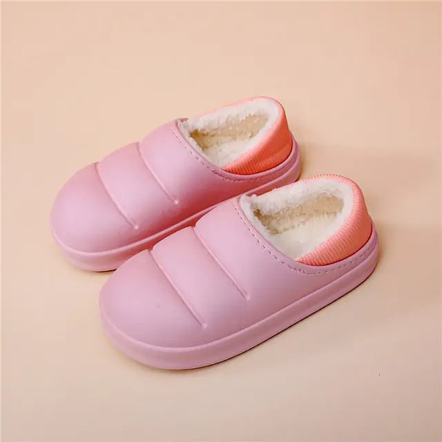 Waterproof Warm Fur Slippers - # GIAA73610008