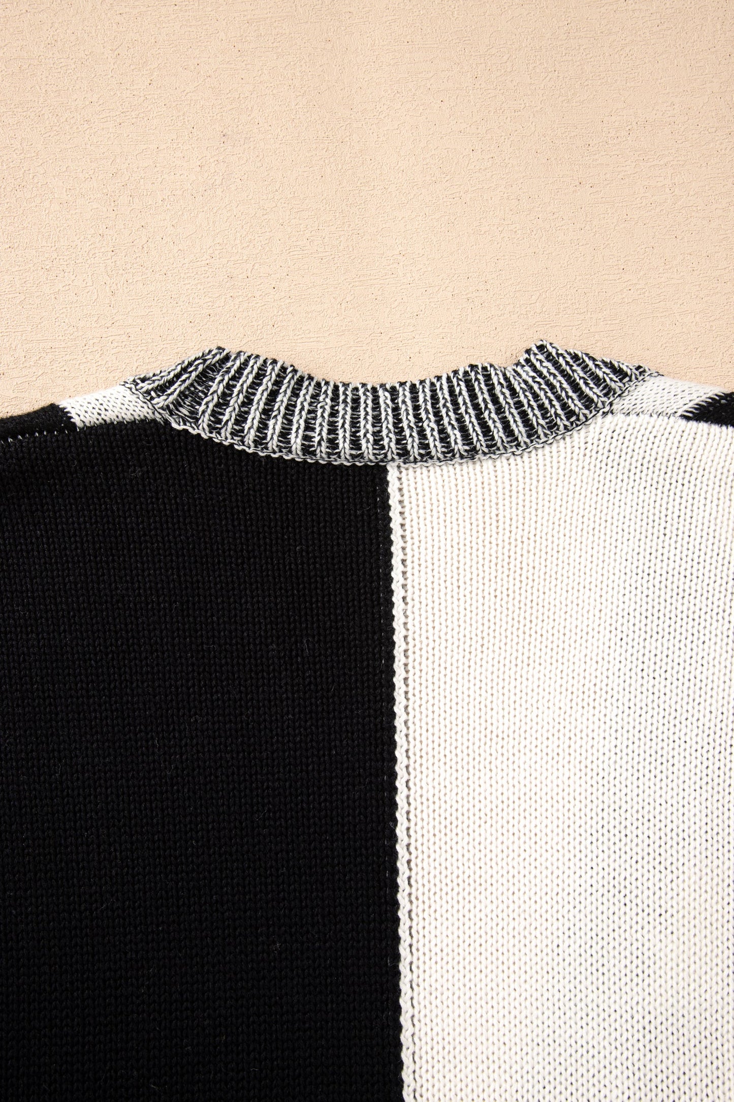 Plus Size Checker Drop Shoulder Open Front Cardigan