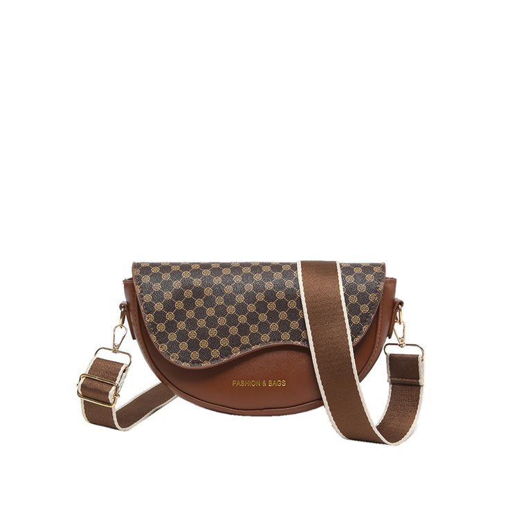 Single-shoulder underarm saddle bag