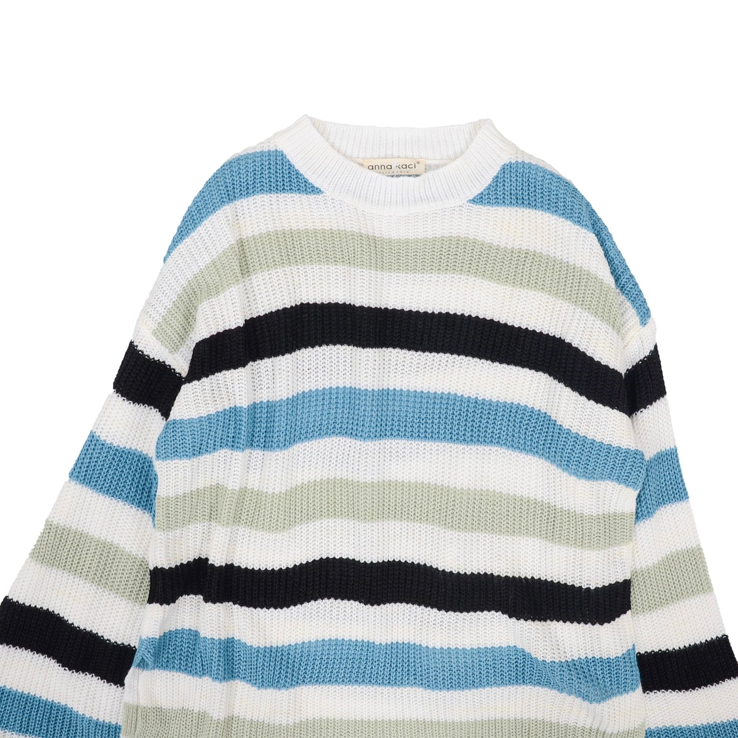 Striped Bell Sleeve Light Sweater