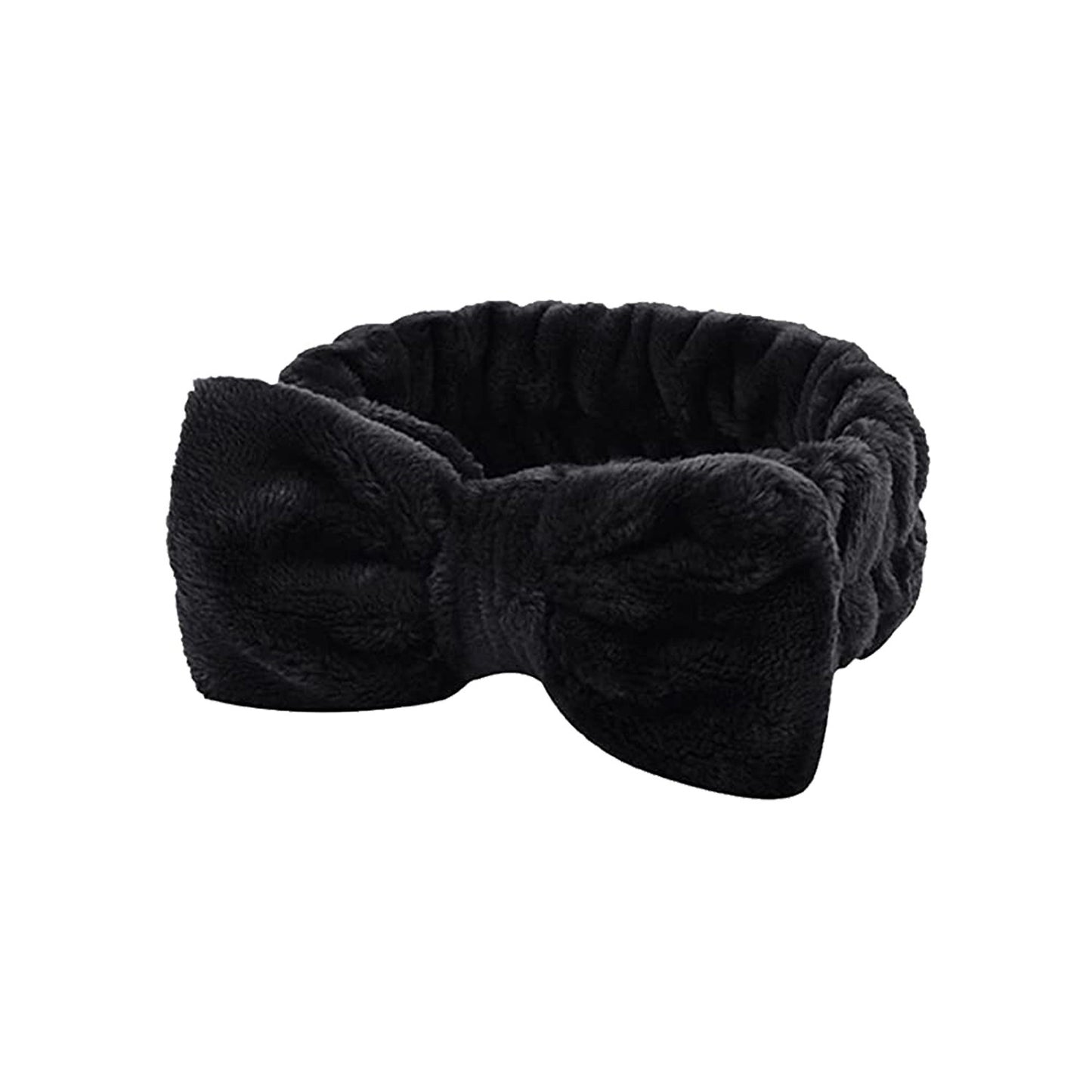 Soft Coral Fleece Wristband and Hairband Set