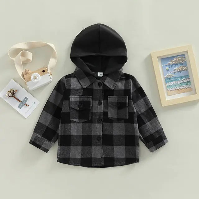Vintage Autumn Children Kids Boys Shirts Coats - # BOAA11210001