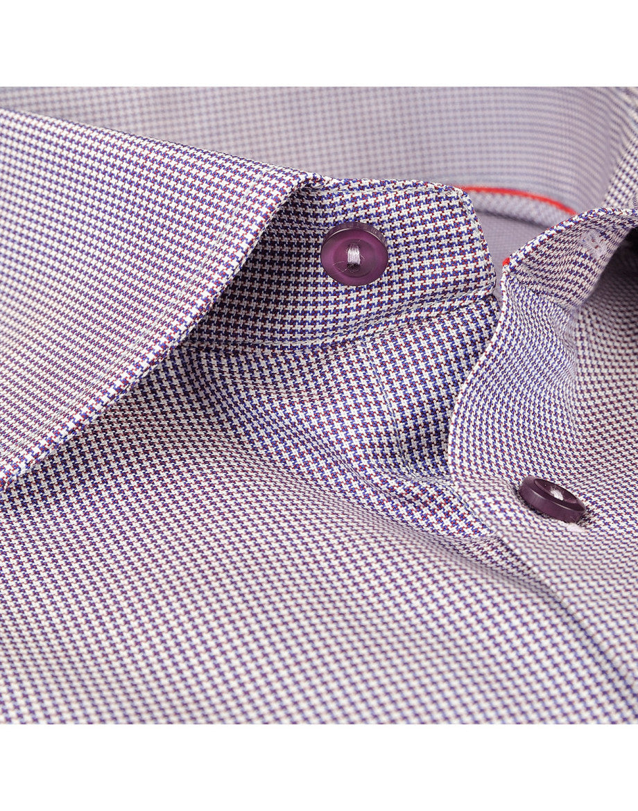Made in Italy Dress Shirts// Lav Micro Check - contemporary fit