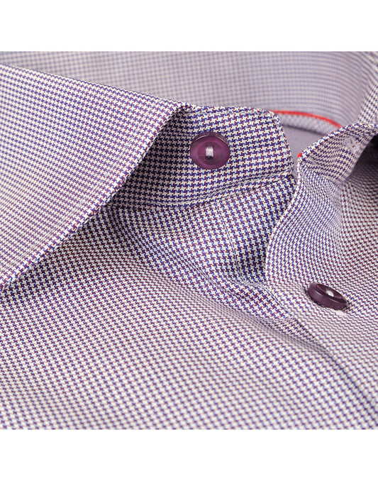 Made in Italy Dress Shirts// Lav Micro Check - contemporary fit