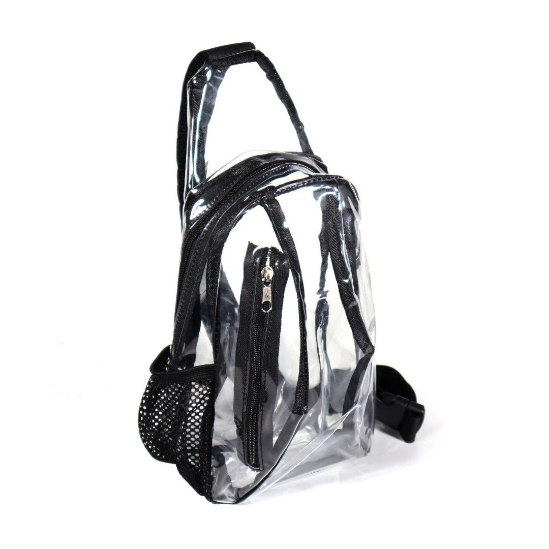 Premium PVC Transparent Chest Bag – Waterproof Fanny Pack Crossbody & Belt Bag for Stadiums and Concerts