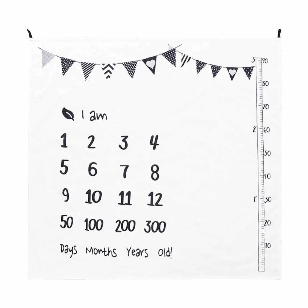 Newborn Baby Milestone Photography Blanket - # BAGE41110002