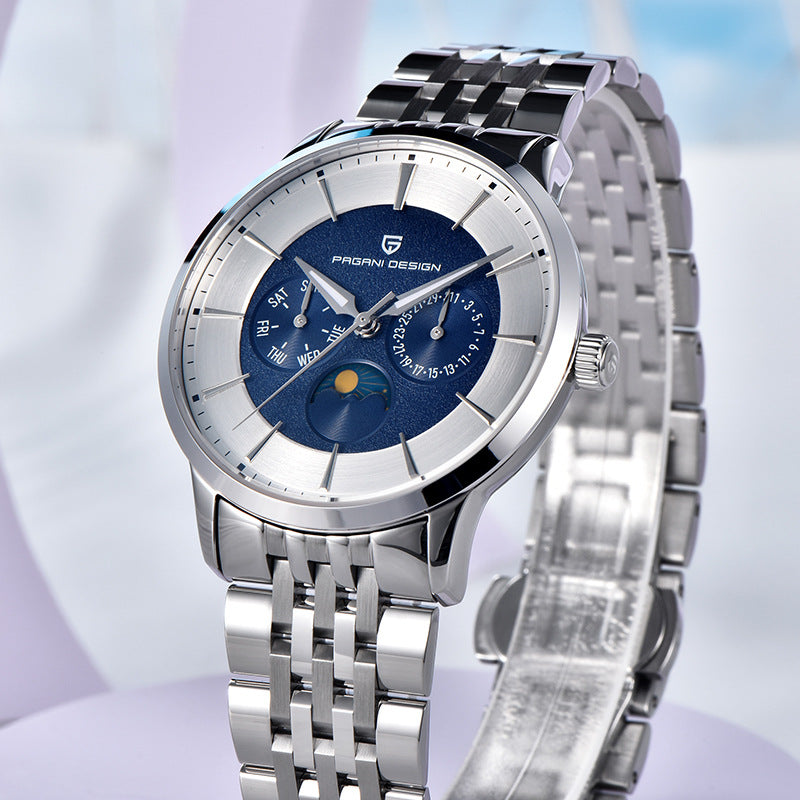 PD-1795 Multifunctional Quartz Waterproof Men's Watch