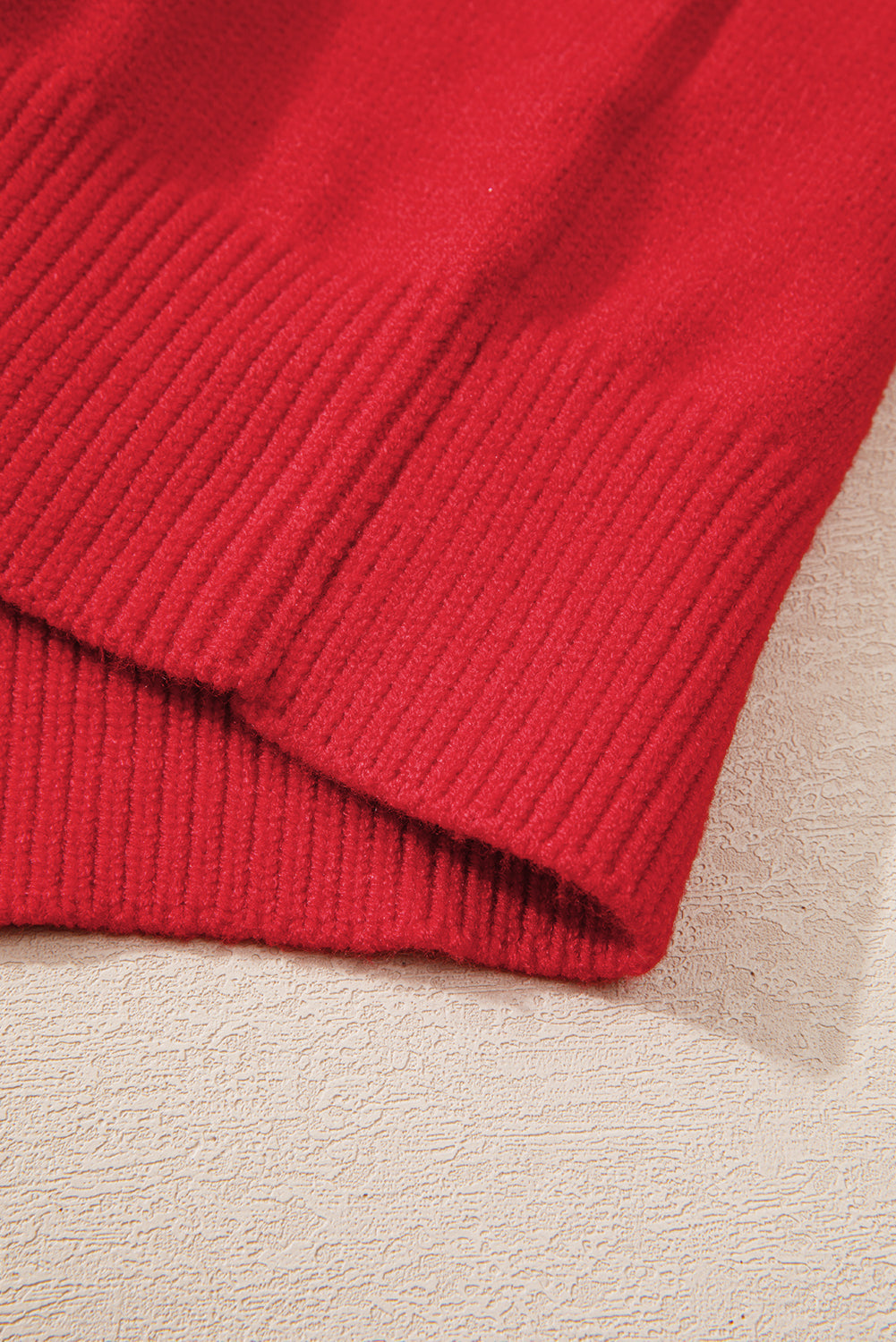 Plus Size Christmas Merry Tinsel Drop Shoulder Sweater