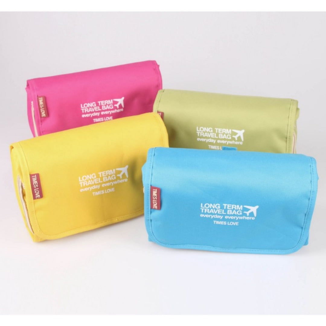 Outdoor Travel Toiletry Bags,Waterproof 3-in-1 Foldable Wash Bag, Makeup Hook Storage Bag, Toiletry Bag organizer,