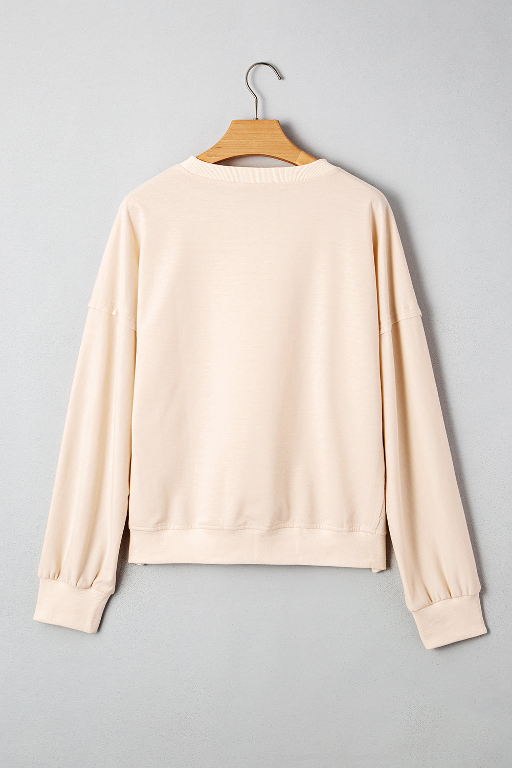 Flower Patchwork Raw Edge Drop Shoulder Top