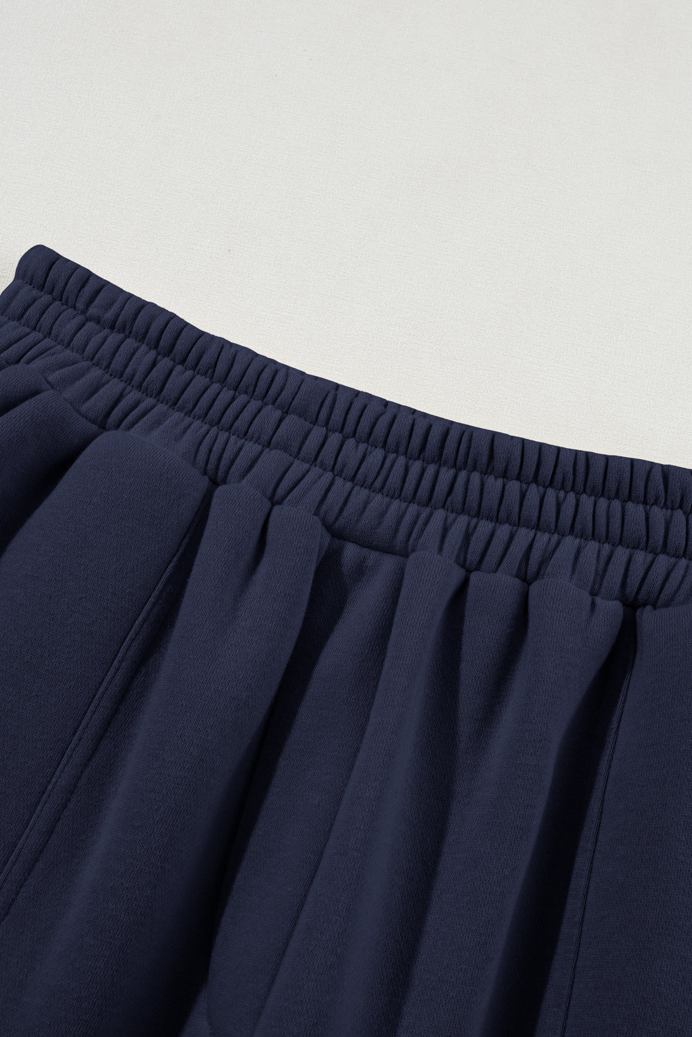 Solid Reverse Seams Hoodie and Joggers Set