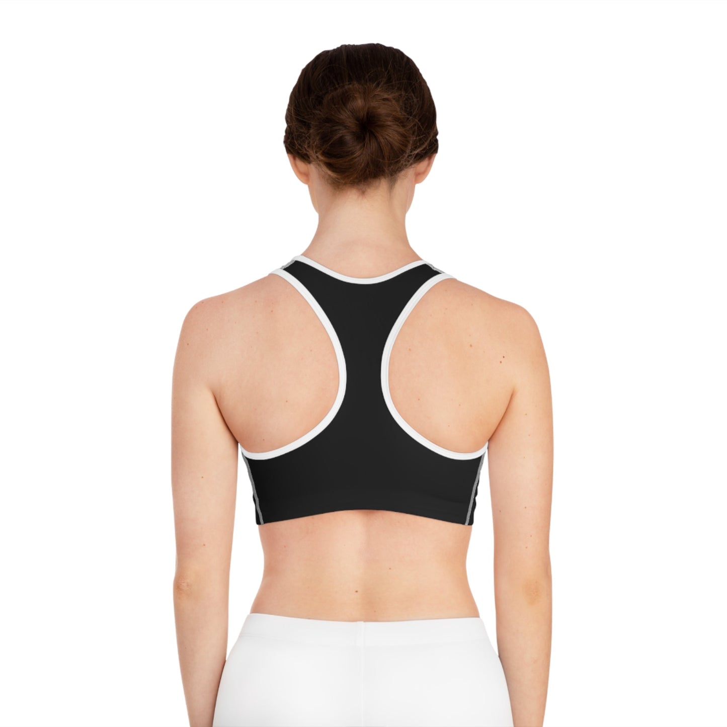Yoga Sports Bra | Breathable & Supportive Ayurvedic Activewear - Black