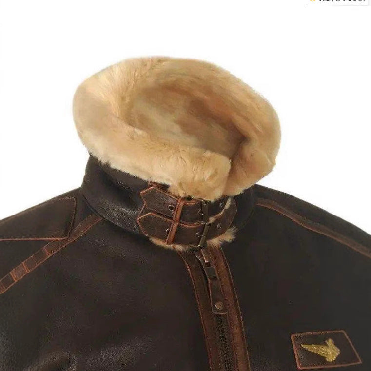 Turn-Down Collar Zippered Jacket