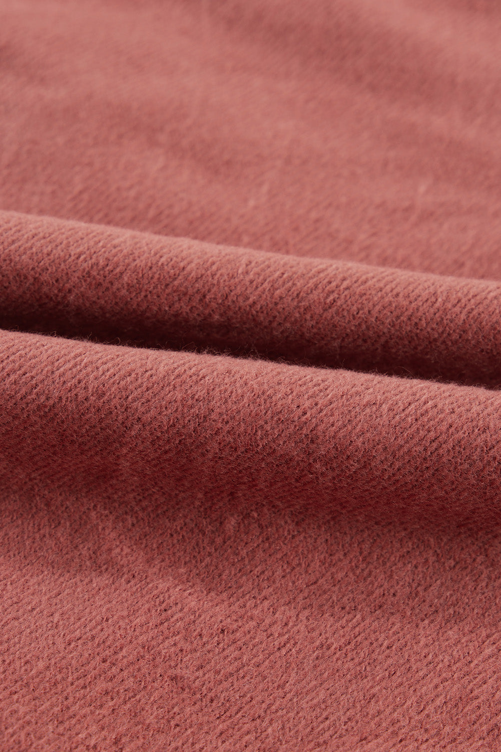 Solid Fleece-Lined Half-Zip Up Collar Sweatshirt