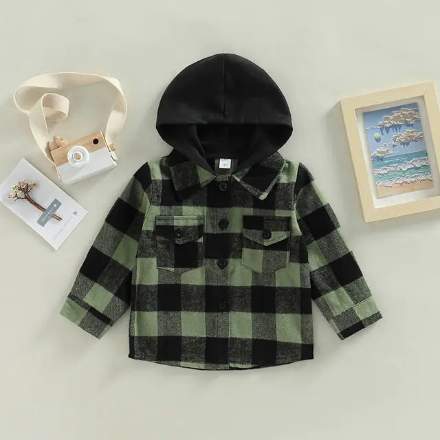 Vintage Autumn Children Kids Boys Shirts Coats - # BOAA11210001