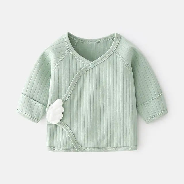 Cotton Summer T-Shirts for Newborn Baby Boys and Girls - # BAAA1111010003