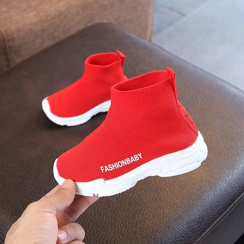 Winter Kids Slip-on Breathable Snow Boots Casual Shoes - # BOAA71510007