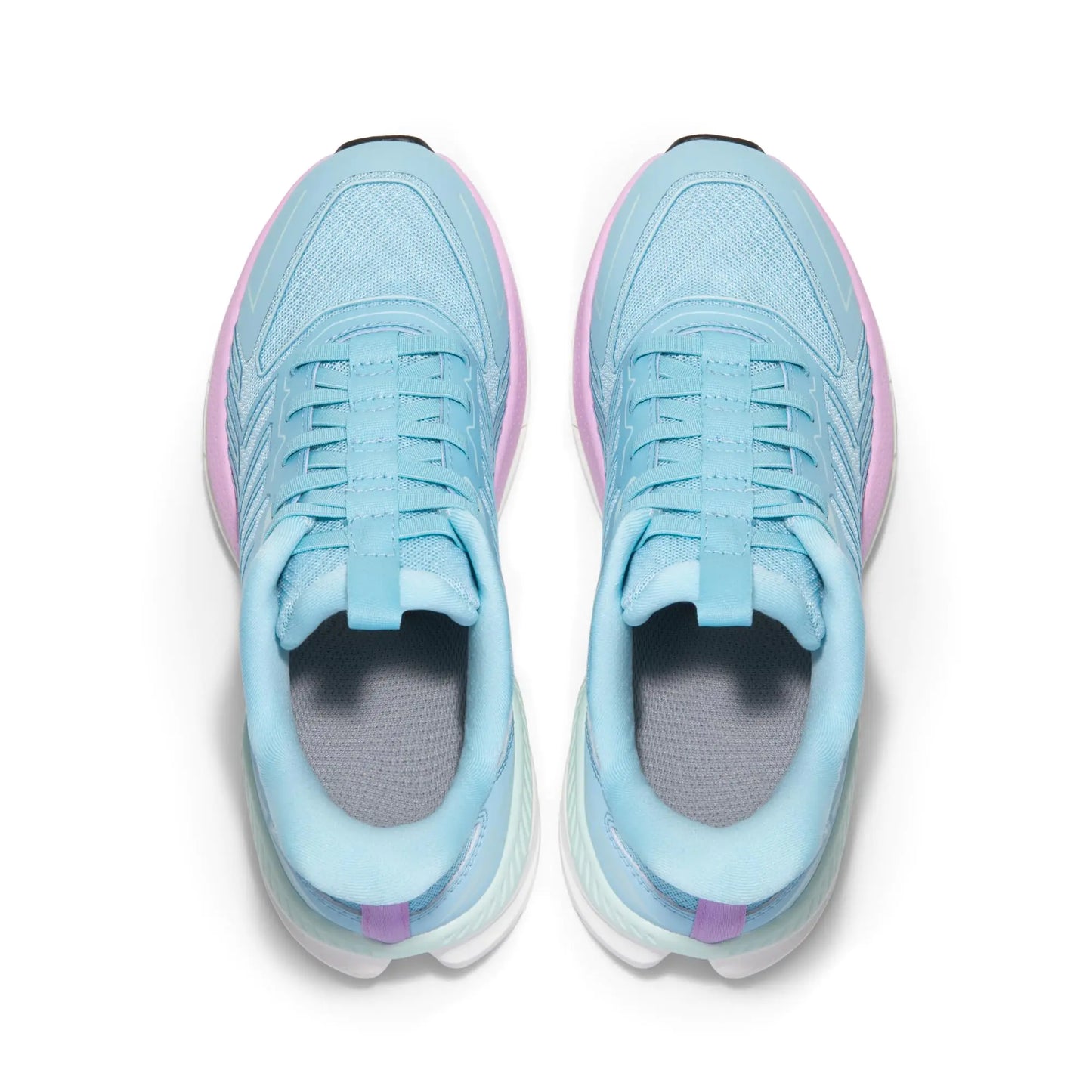 Women's Slip On Walking Shoes Running ActiveCushion Comfortable Tennis Breathable Non Slip Athletic Gym Workout Cross Training Sneakers 6 Light Blue - #GIAA73110001