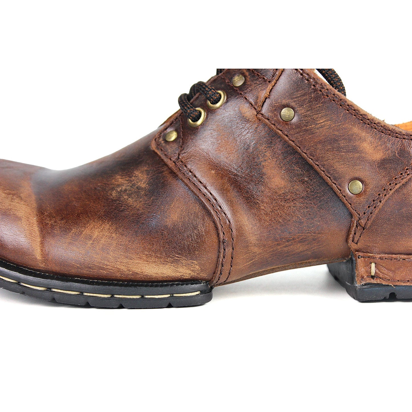 Men's Leather Ankle Boots OSS-6015-1-C-E