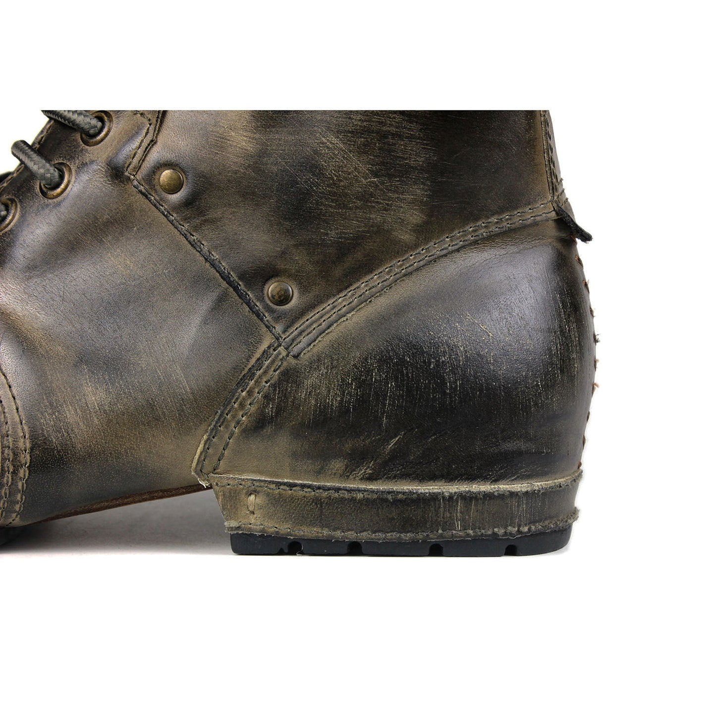 Men's Leather Ankle Boots OSS-6015-2-Retro Brown