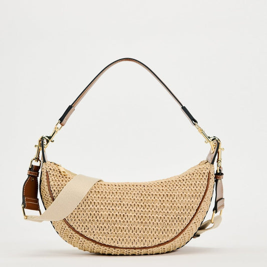 Chic Summer Female Hobo Bag – Fashionable Versatile Shoulder Crossbody Bag, Elegant Small Hand Woven Armpit Bag