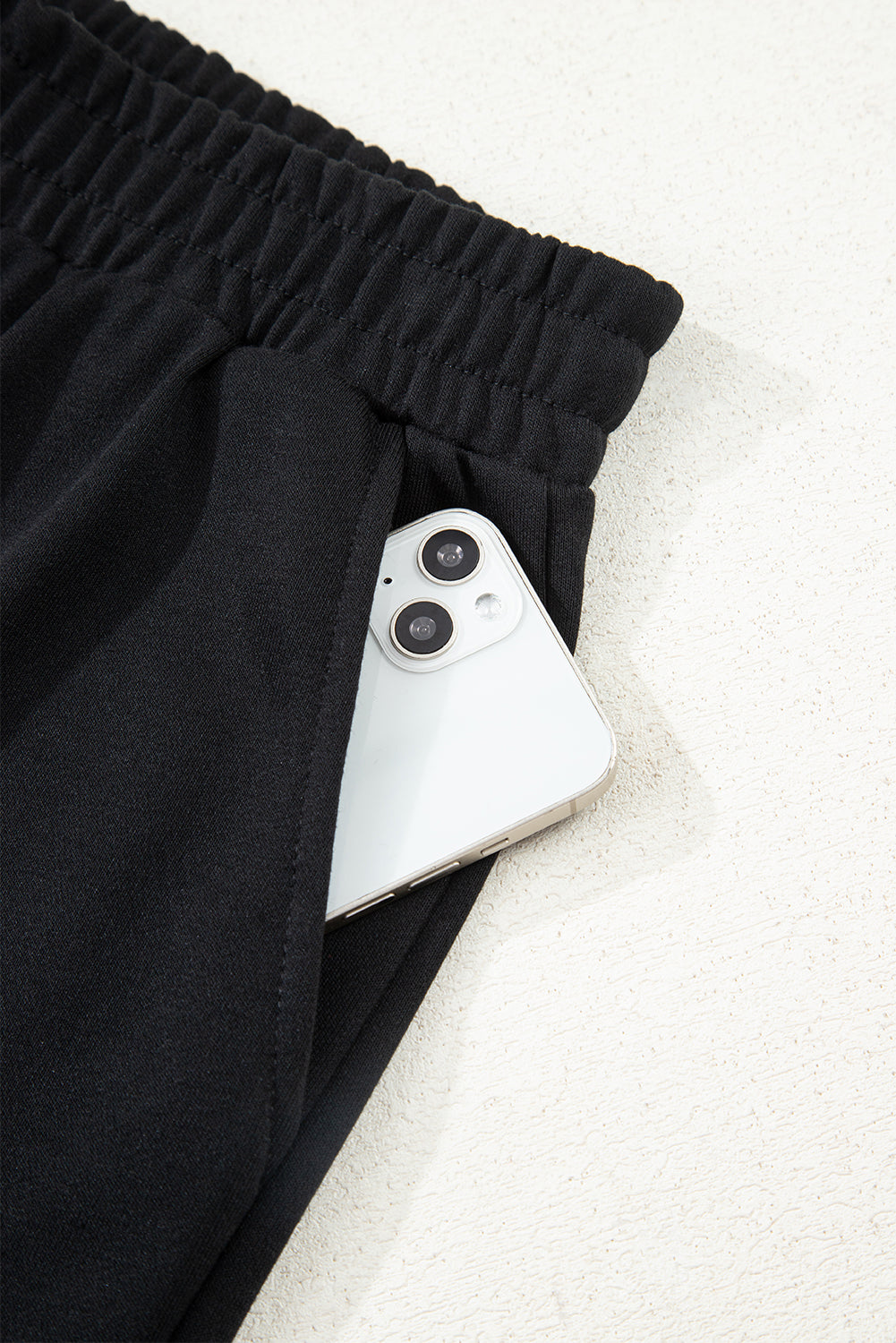 Colorblock Patchwork Pullover and Shorts Set